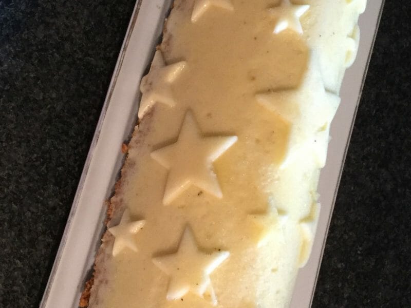 Cliquez pour zoomer ! Bûche glacée mangue et framboise Thermomix par ginny2008