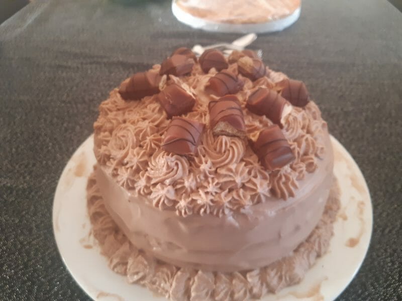 Cliquez pour zoomer ! Layer cake Kinder Bueno Thermomix par myleneniliam