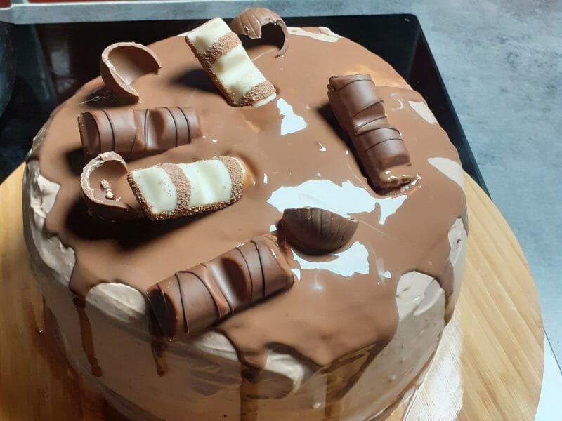 Cliquez pour zoomer ! Layer cake Kinder Bueno Thermomix par dorothee_8