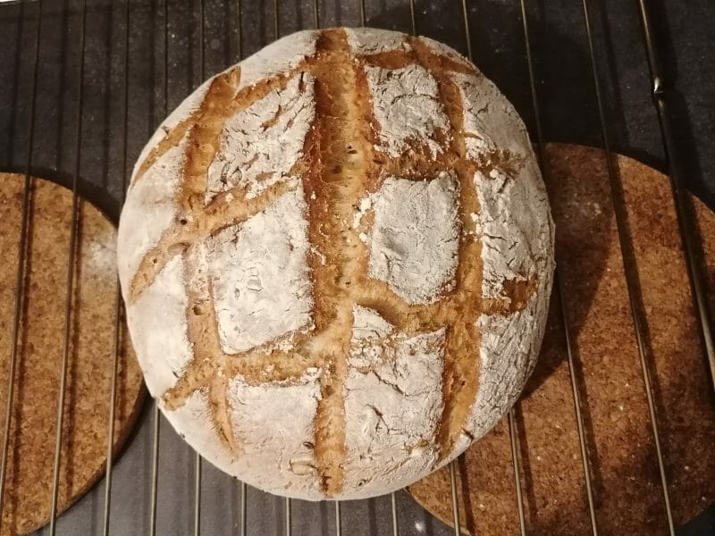 Cliquez pour zoomer ! Pain d’épeautre en cocotte Thermomix par ninounette66550