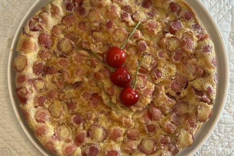 Cliquez pour zoomer ! Clafoutis aux cerises Thermomix par JustineAssiya🫶🏼