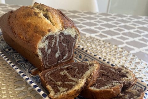 Cliquez pour zoomer ! Marbré au chocolat Thermomix par JustineAssiya🫶🏼