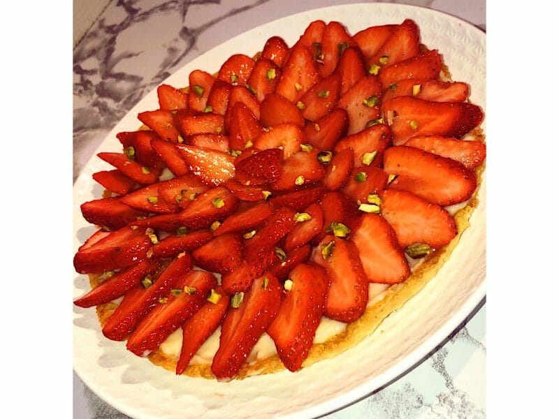 Cliquez pour zoomer ! Tarte aux fraises Thermomix par JustineAssiya🫶🏼