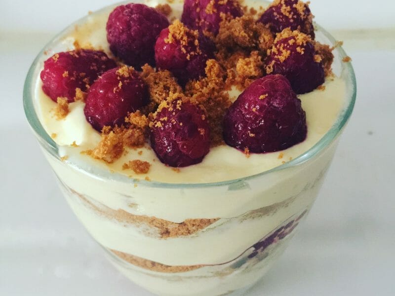 Cliquez pour zoomer ! Tiramisu aux framboises et spéculoos Thermomix par jessica_77
