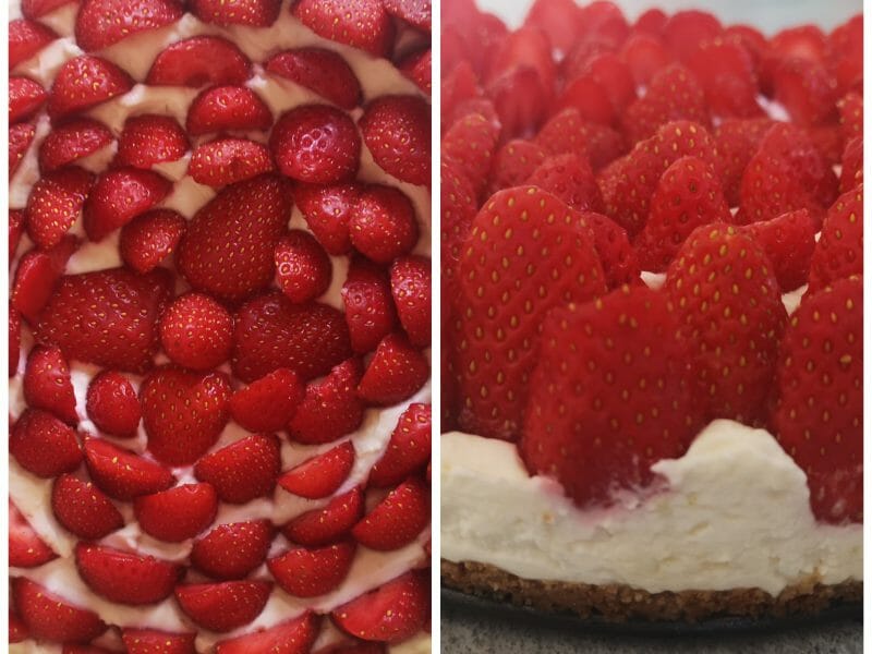 Cliquez pour zoomer ! Tarte aux fraises sans cuisson Thermomix par nellyonthefly