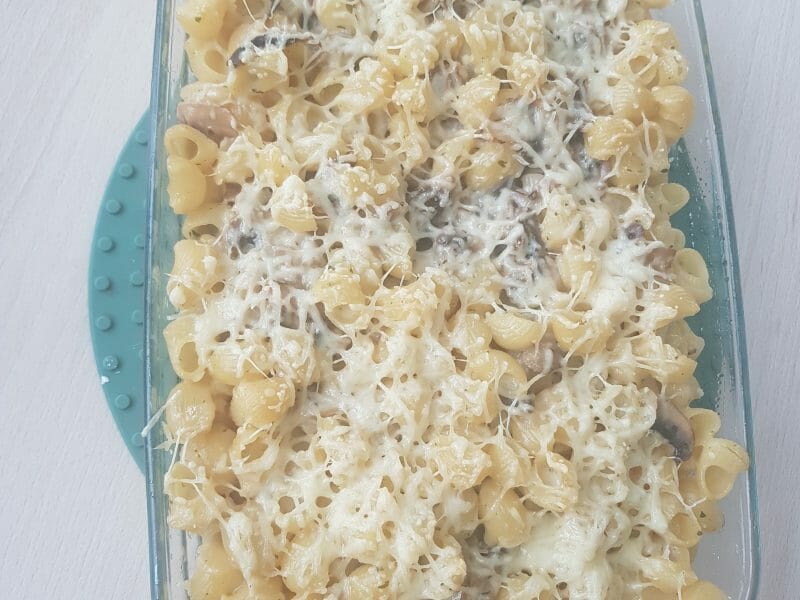 Cliquez pour zoomer ! Gratin de pennes aux champignons Thermomix par char_5