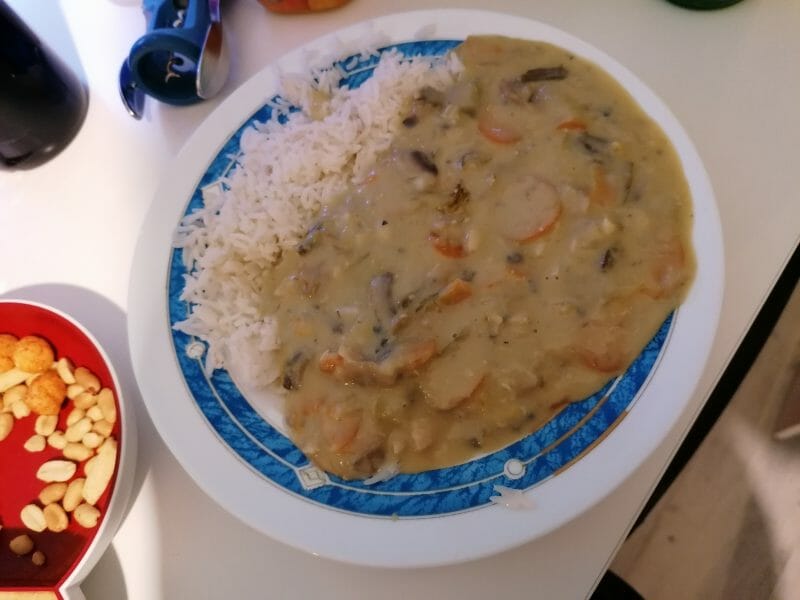 Cliquez pour zoomer ! Blanquette de dinde au bleu d’auvergne Thermomix par marina_72