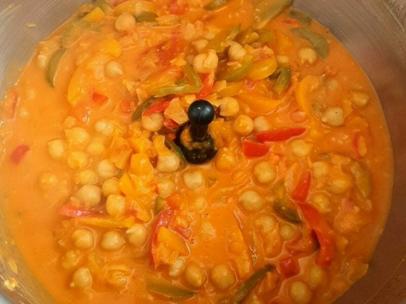Cliquez pour zoomer ! Curry de pois chiches au lait de coco Thermomix par macerise