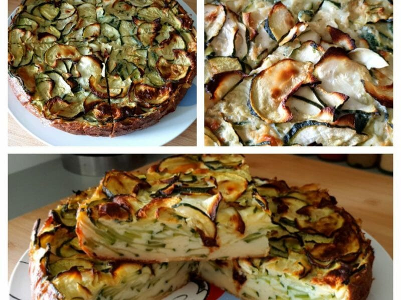 Cliquez pour zoomer ! Gâteau invisible aux courgettes Thermomix par macerise