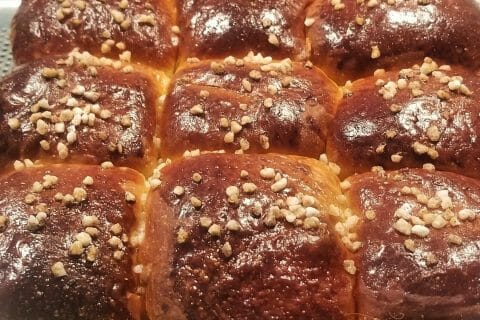 Cliquez pour zoomer ! Brioche sans beurre, sans oeufs Thermomix par Rawane Asma