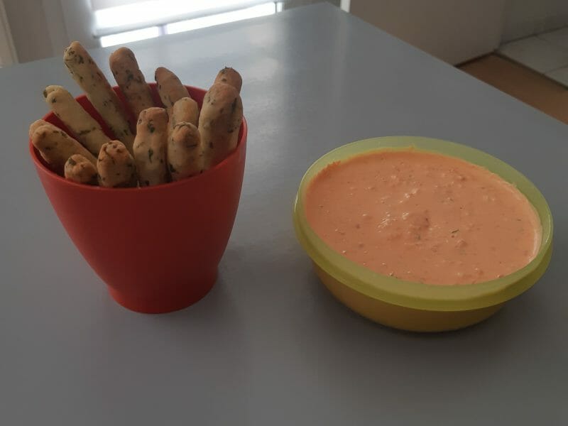 Cliquez pour zoomer ! Gressins parmesan basilic Thermomix par veronique22