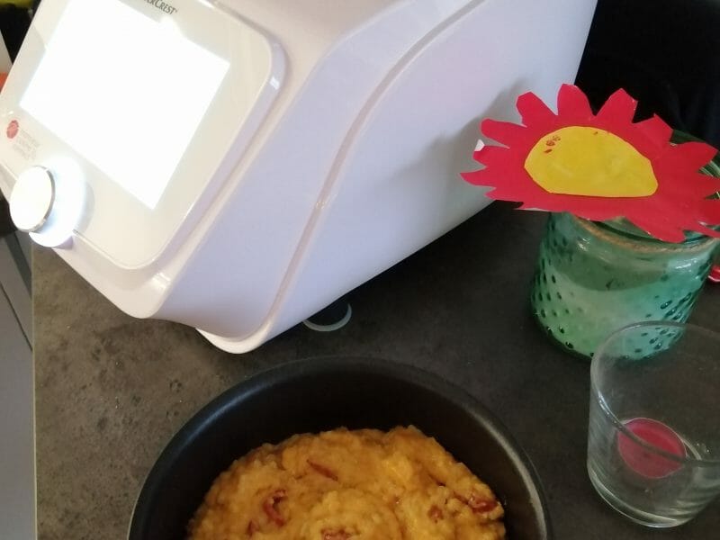 Cliquez pour zoomer ! Risotto au chorizo Thermomix par Géraldine