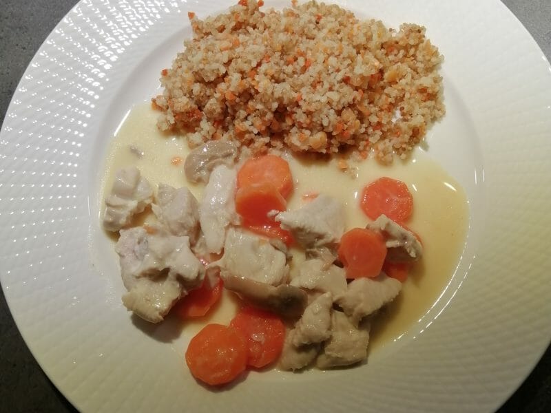 Cliquez pour zoomer ! Blanquette de poulet Thermomix par Géraldine