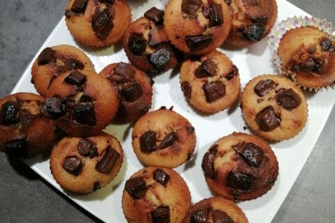 Cliquez pour zoomer ! Cake banane et pépites de chocolat Thermomix par Géraldine
