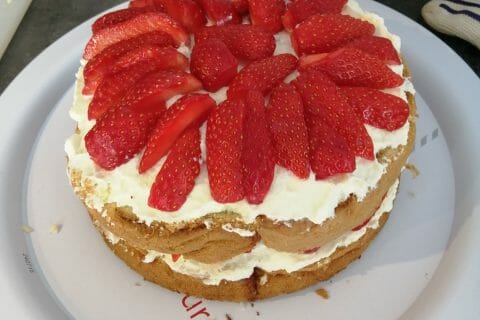Cliquez pour zoomer ! Shortcake aux fraises Thermomix par Géraldine