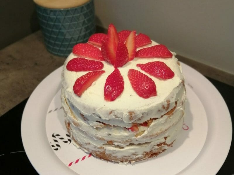 Cliquez pour zoomer ! Shortcake aux fraises Thermomix par Géraldine