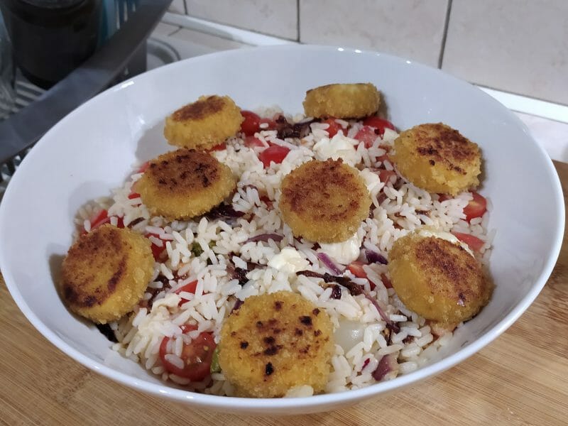 Cliquez pour zoomer ! Salade d’ebly, oignon caramélisé & mozzarella Thermomix par mii