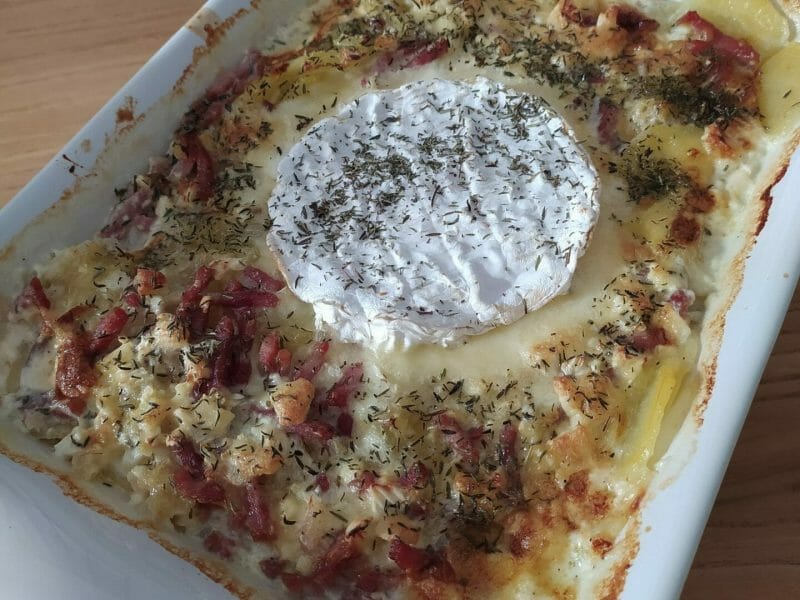 Gratin de pommes de terre à la normande au Thermomix - Cookomix