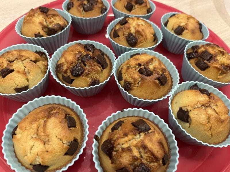 Cliquez pour zoomer ! Muffins choco-amande Thermomix par FlowerPower