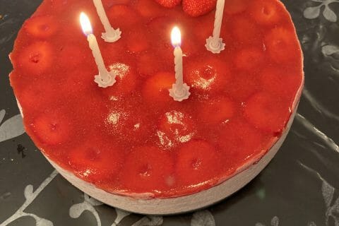 Cliquez pour zoomer ! Bavarois aux fraises Thermomix par FlowerPower