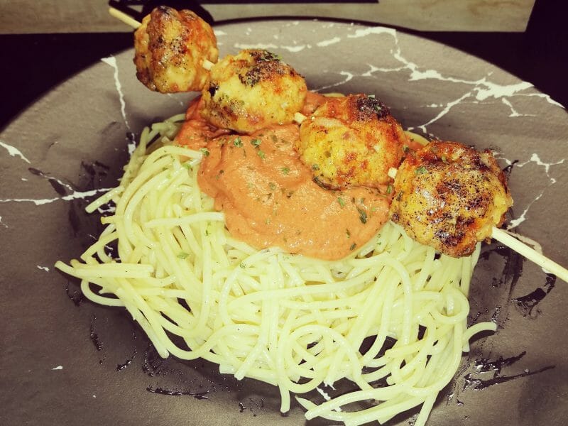 Cliquez pour zoomer ! Boulettes de poulet au chorizo Thermomix par lowry20