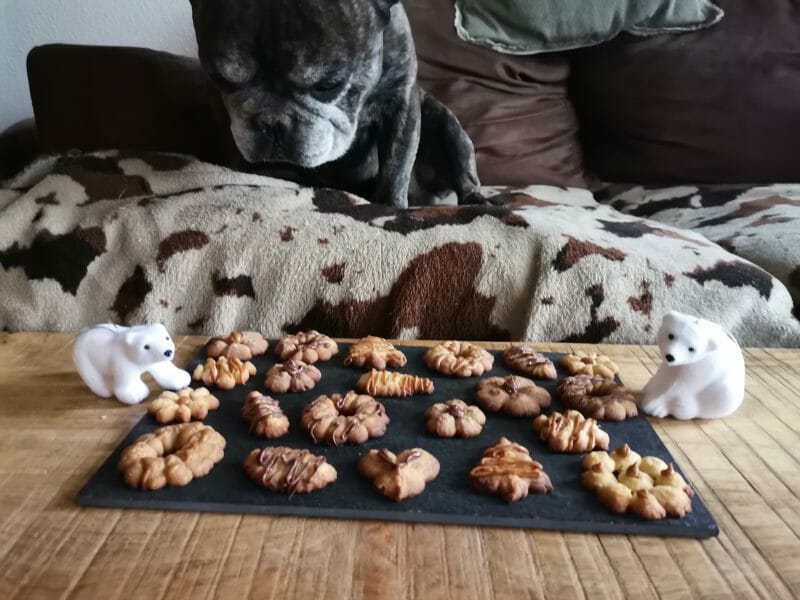 Cliquez pour zoomer ! Sablés à la presse à biscuits Thermomix par lowry20