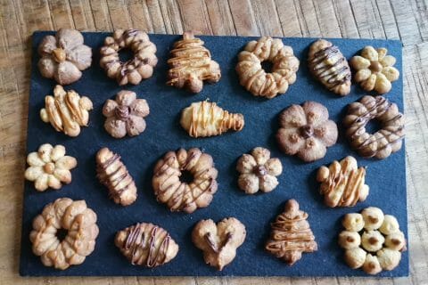 Cliquez pour zoomer ! Sablés à la presse à biscuits Thermomix par lowry20