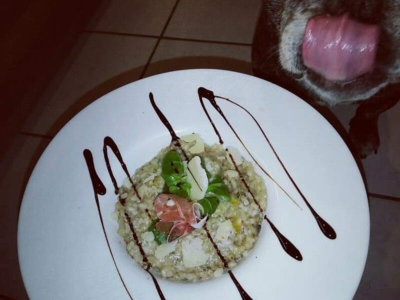 Cliquez pour zoomer ! Risotto poulet et champignons Thermomix par lowry20