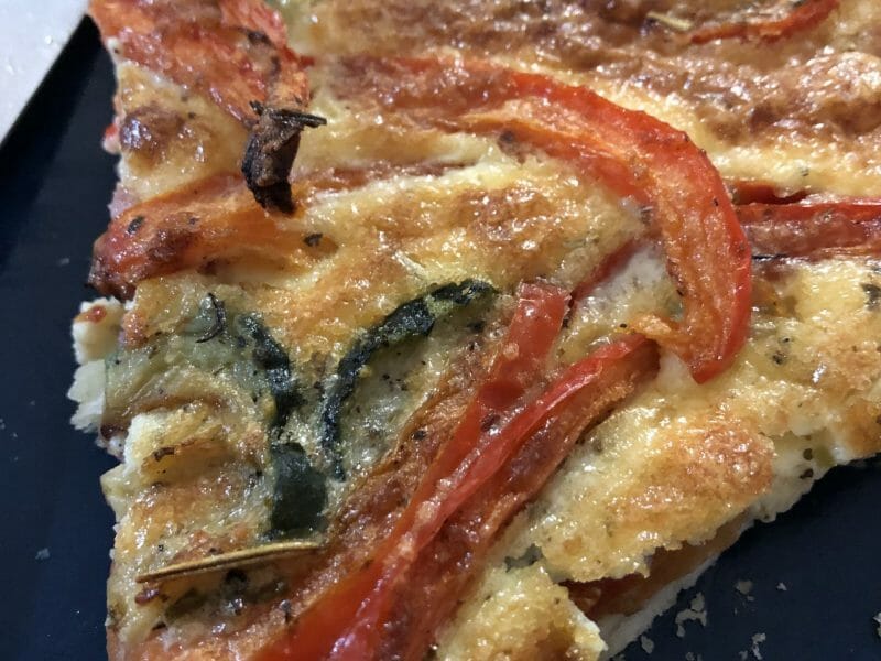 Cliquez pour zoomer ! Quiche poivrons et courgettes Thermomix par safae54
