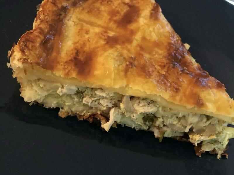 Cliquez pour zoomer ! Tourte au poulet et aux champignons Thermomix par safae54