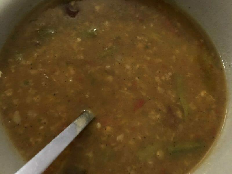 Cliquez pour zoomer ! Soupe de légumes aux lentilles et au riz Thermomix par safae54
