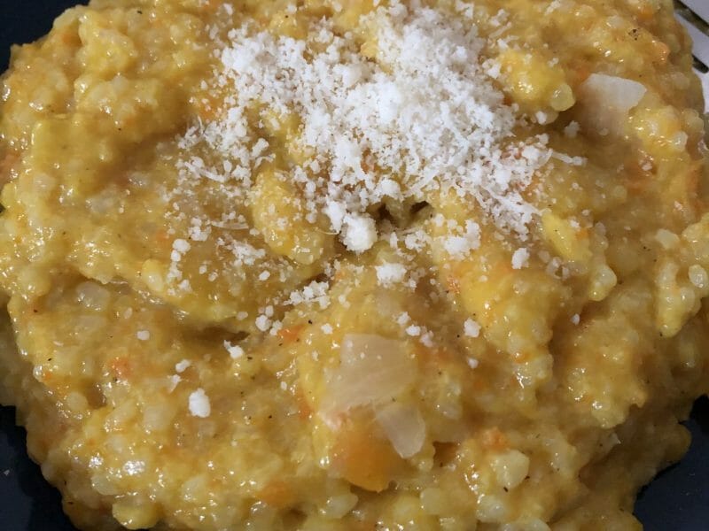 Cliquez pour zoomer ! Risotto aux carottes et parmesan Thermomix par safae54