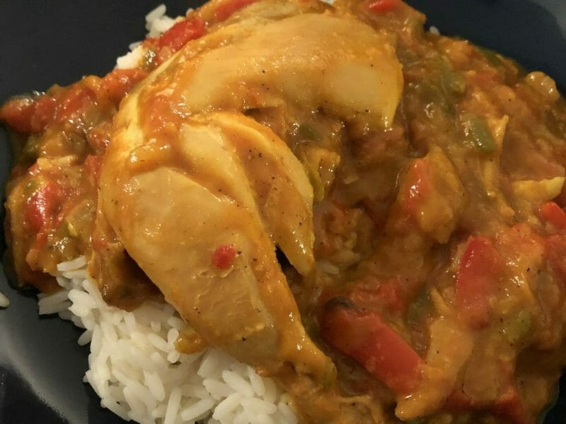 Cliquez pour zoomer ! Poulet au chilindrón Thermomix par safae54