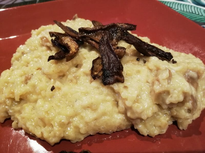 Cliquez pour zoomer ! Risotto aux cèpes Thermomix par Cha 🌸
