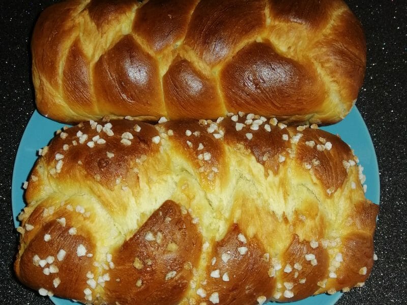 Cliquez pour zoomer ! Brioche tressée à la mie filante Thermomix par sev_15