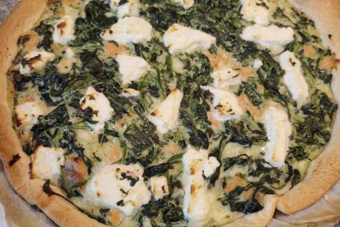 Cliquez pour zoomer ! Tarte épinards, saumon et chèvre Thermomix par lili2121