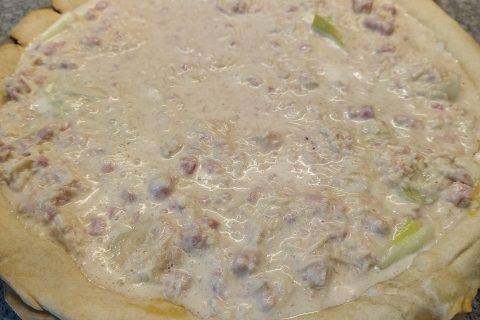 Cliquez pour zoomer ! Tarte aux poireaux et jambon Thermomix par lili2121