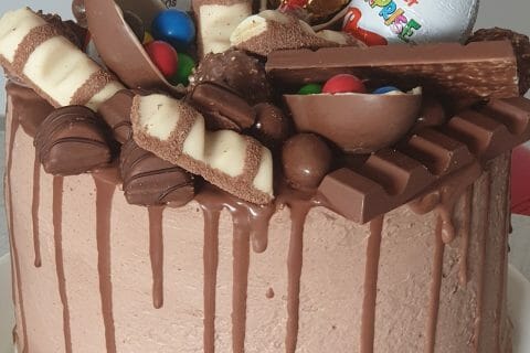Cliquez pour zoomer ! Layer cake Kinder Bueno Thermomix par P.Mumu