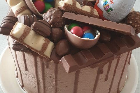 Cliquez pour zoomer ! Layer cake Kinder Bueno Thermomix par P.Mumu