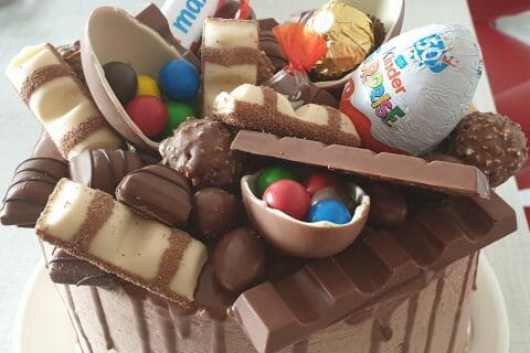 Cliquez pour zoomer ! Layer cake Kinder Bueno Thermomix par P.Mumu