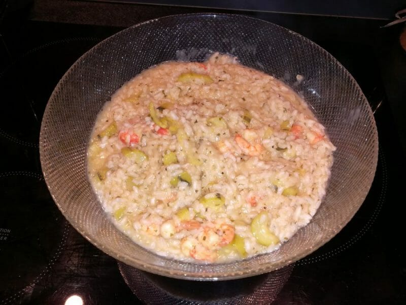 Cliquez pour zoomer ! Risotto courgettes et crevettes Thermomix par Jerome