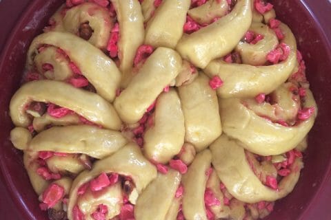Cliquez pour zoomer ! Brioche aux pralines roses Thermomix par Sandy69780