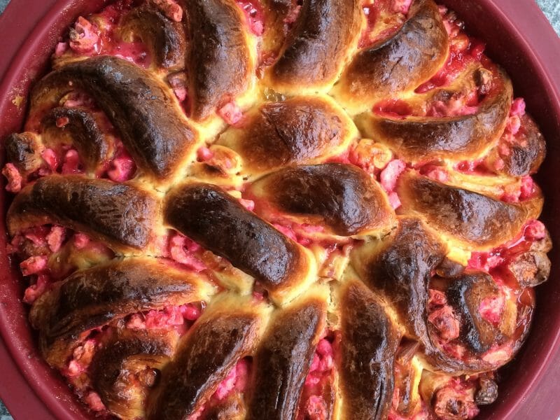 Cliquez pour zoomer ! Brioche aux pralines roses Thermomix par Sandy69780
