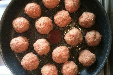 Cliquez pour zoomer ! Boulettes de poireau et boeuf citronné Thermomix par Sandy69780