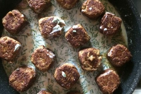 Cliquez pour zoomer ! Boulettes de poireau et boeuf citronné Thermomix par Sandy69780