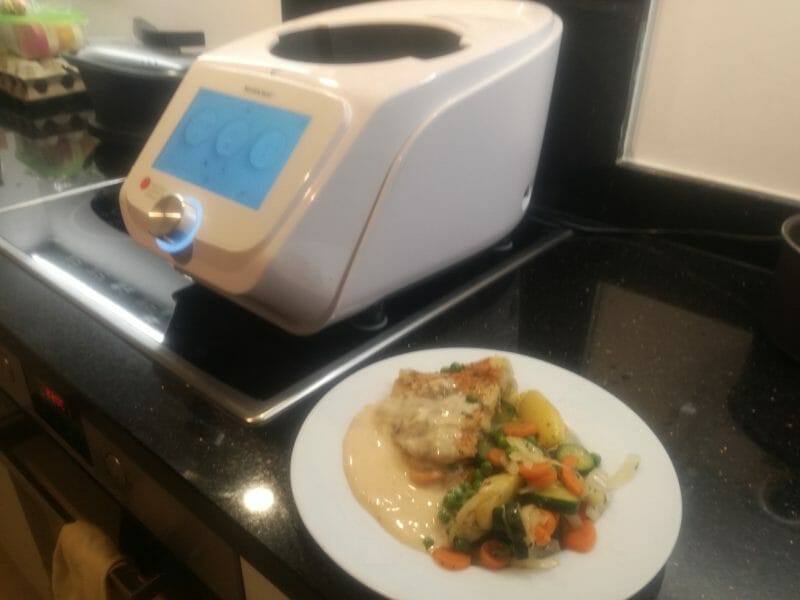 Sauce au vin blanc pour poisson au Thermomix Cookomix