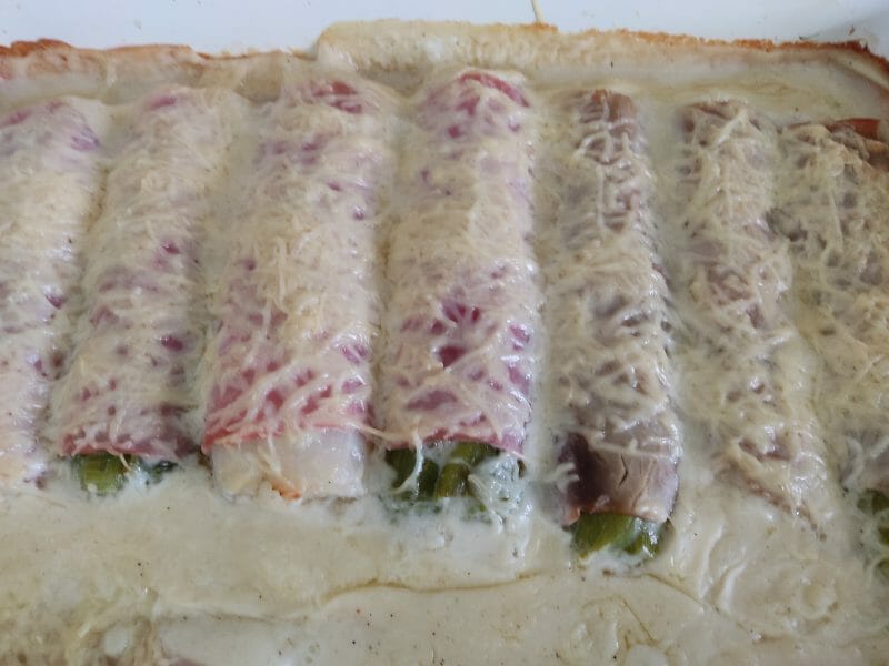 Cliquez pour zoomer ! Gratin de poireau au jambon Thermomix par olympe79