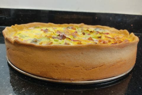 Cliquez pour zoomer ! Gâteau poireaux, lardons et fromage Thermomix par olympe79
