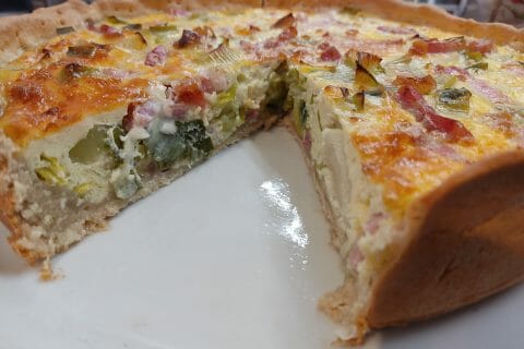 Cliquez pour zoomer ! Gâteau poireaux, lardons et fromage Thermomix par olympe79