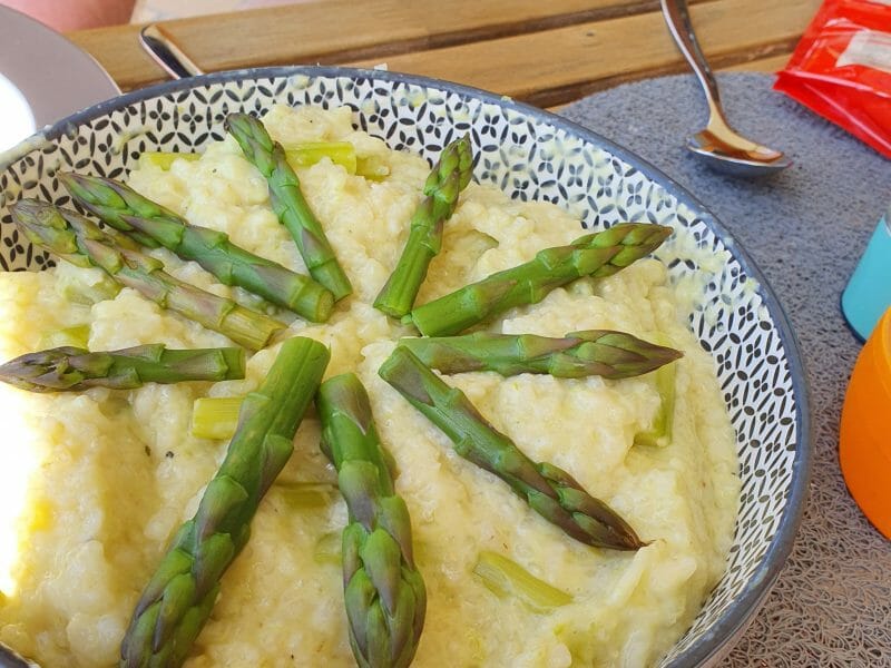 Cliquez pour zoomer ! Risotto aux asperges vertes Thermomix par vanessa_120